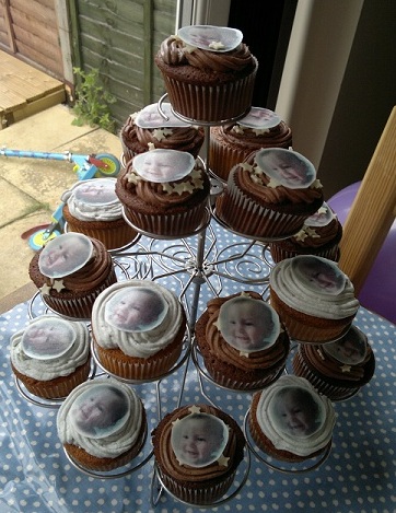 Eat My Face .co.uk - Only £1.95 for An A4 Sheet - Photo Cake Toppers and  Edible Images, Cup Cakes, Fairy Cakes, Every Cake Can Be Topped By  EatMyFace. Personalised Birthday Cakes